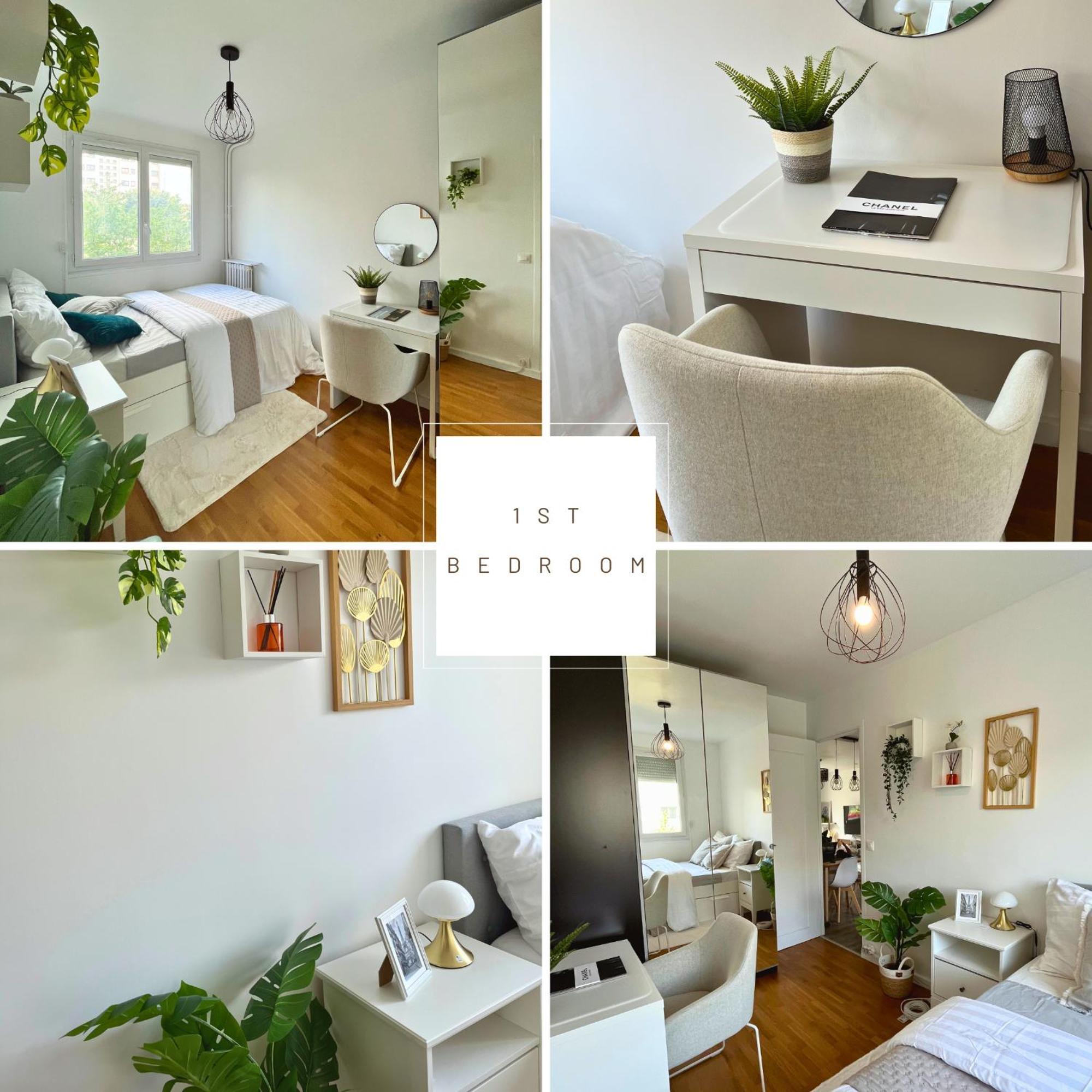 Entire 60M2 Apartment - Close To Paris - Parking - Kitchen - 2Min Rerb - Olympic'24 Bourg-la-Reine Exterior foto
