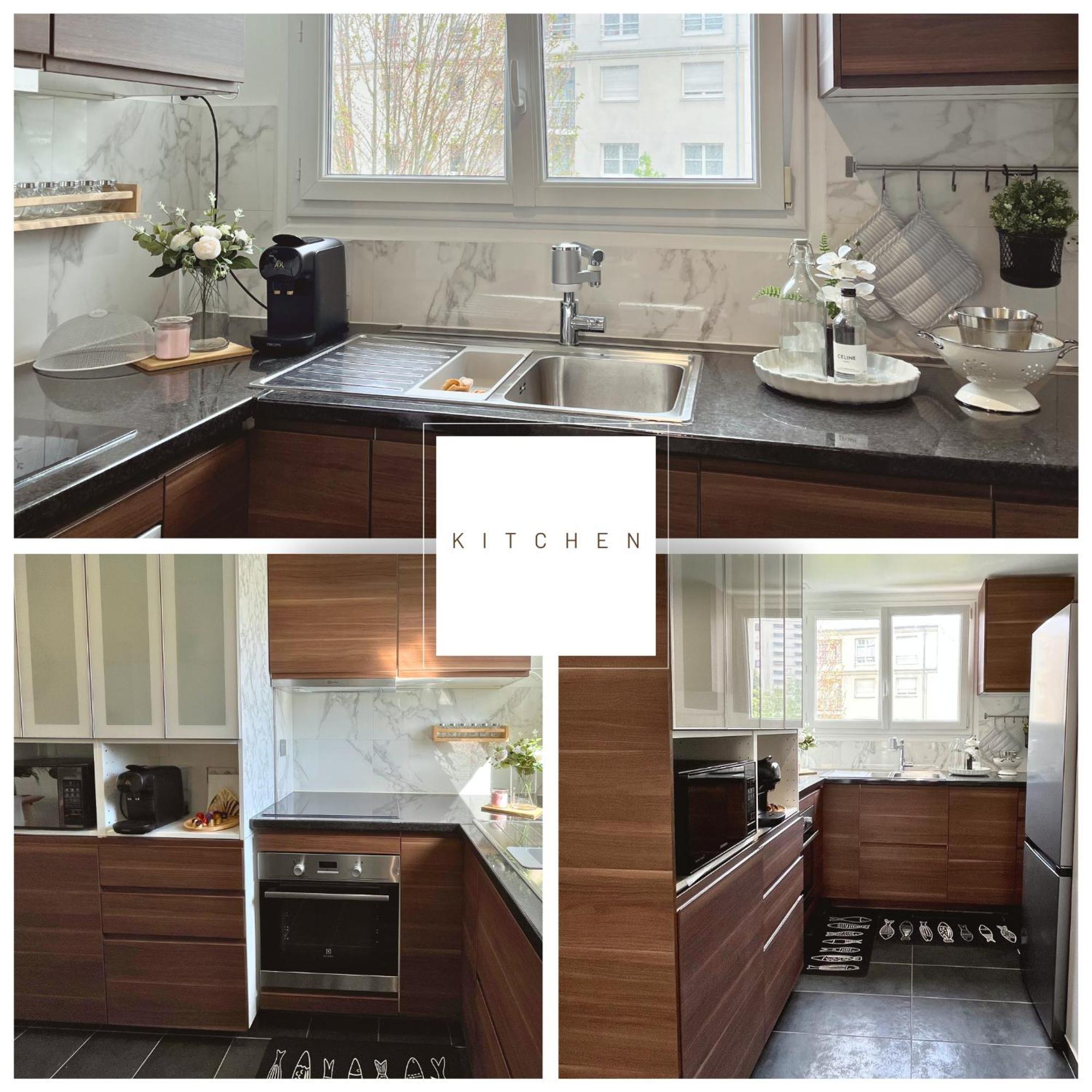 Entire 60M2 Apartment - Close To Paris - Parking - Kitchen - 2Min Rerb - Olympic'24 Bourg-la-Reine Exterior foto